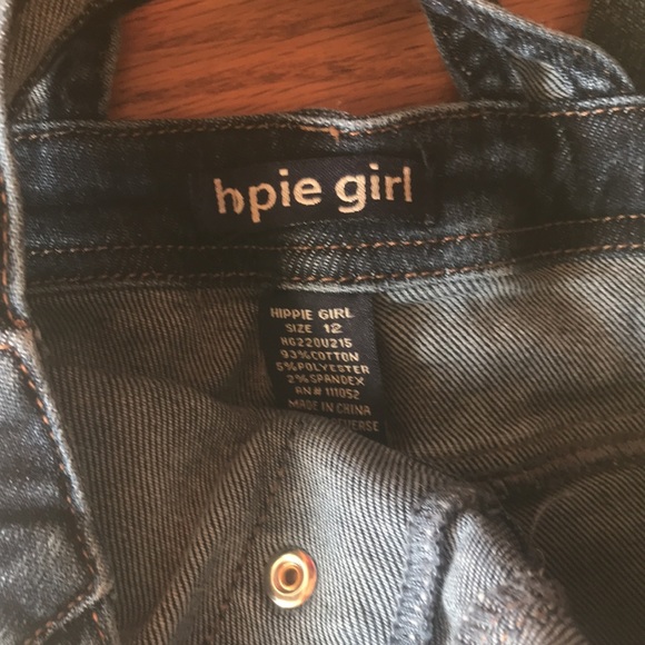 Hippie Girl distressed overalls - Picture 4 of 4